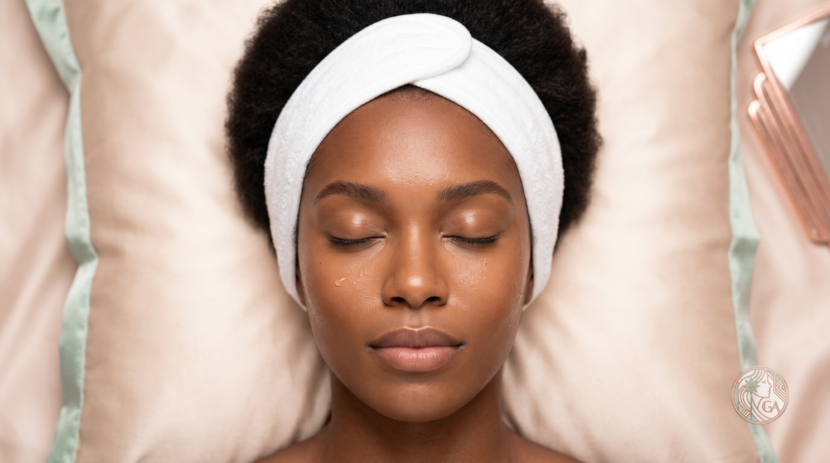 Luxurious facial spa treatment